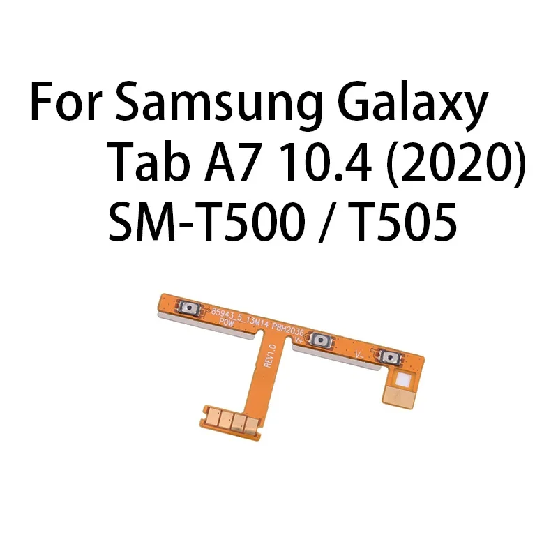 

Gefensi Power ON OFF Mute Switch Control Key Volume Button Flex Cable For Samsung Galaxy Tab A7 10.4 (2020) SM-T500 / T505