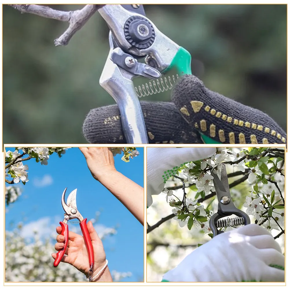 12Pcs Pruner Replacement Springs Universal Fit Precision Pruning Shear Springs for Garden Shears Tree Trimming Stem Cutting