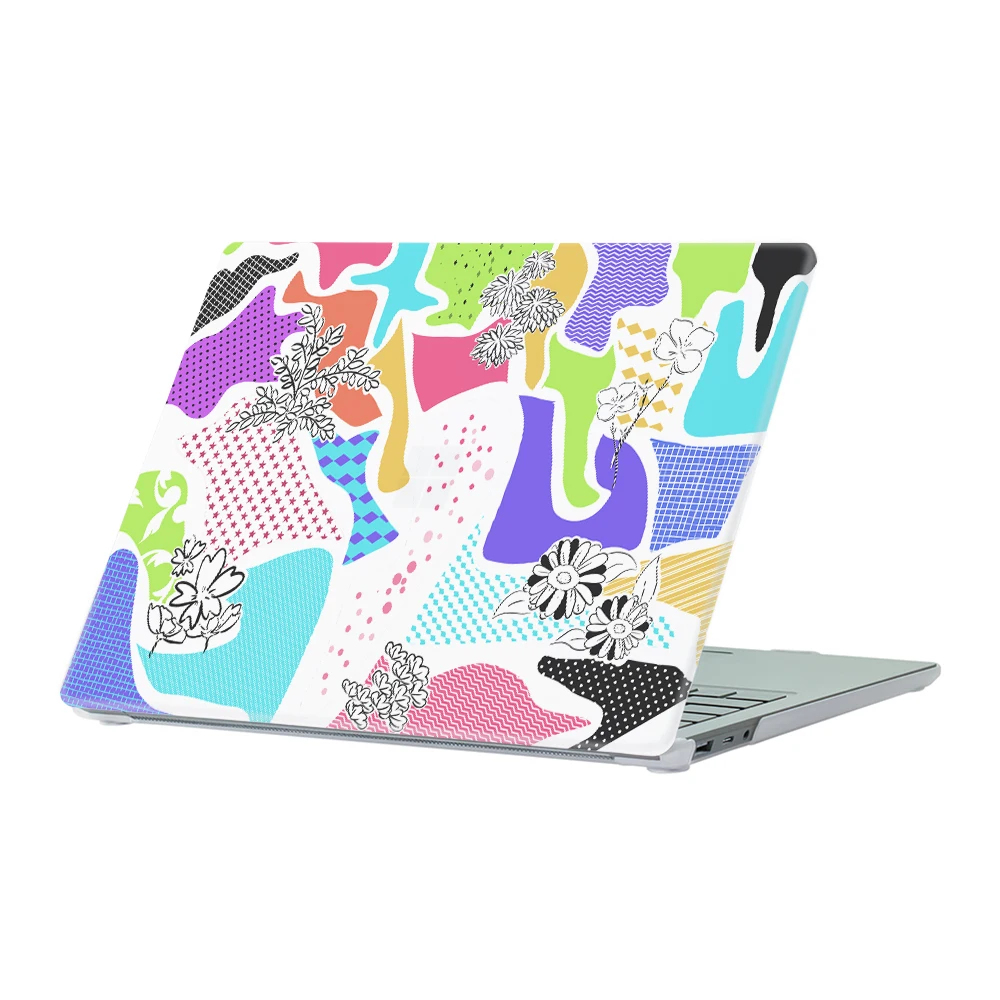Funda UV floral abstracta para Microsoft Surface Laptop 13 2025 Shell para Surface Laptop go 1/2/3 12,4 13,5 pulgadas Laptop7 13,8 Funda