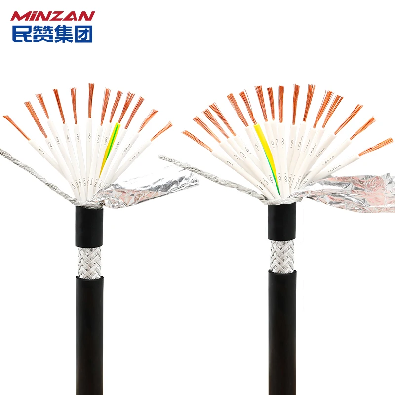 12 Core 0.75mm 1mm 1.5mm Cable Servo Motor Power Multicore Control Wire Flexible PVC Signal Copper Industrial Control Cable Wire