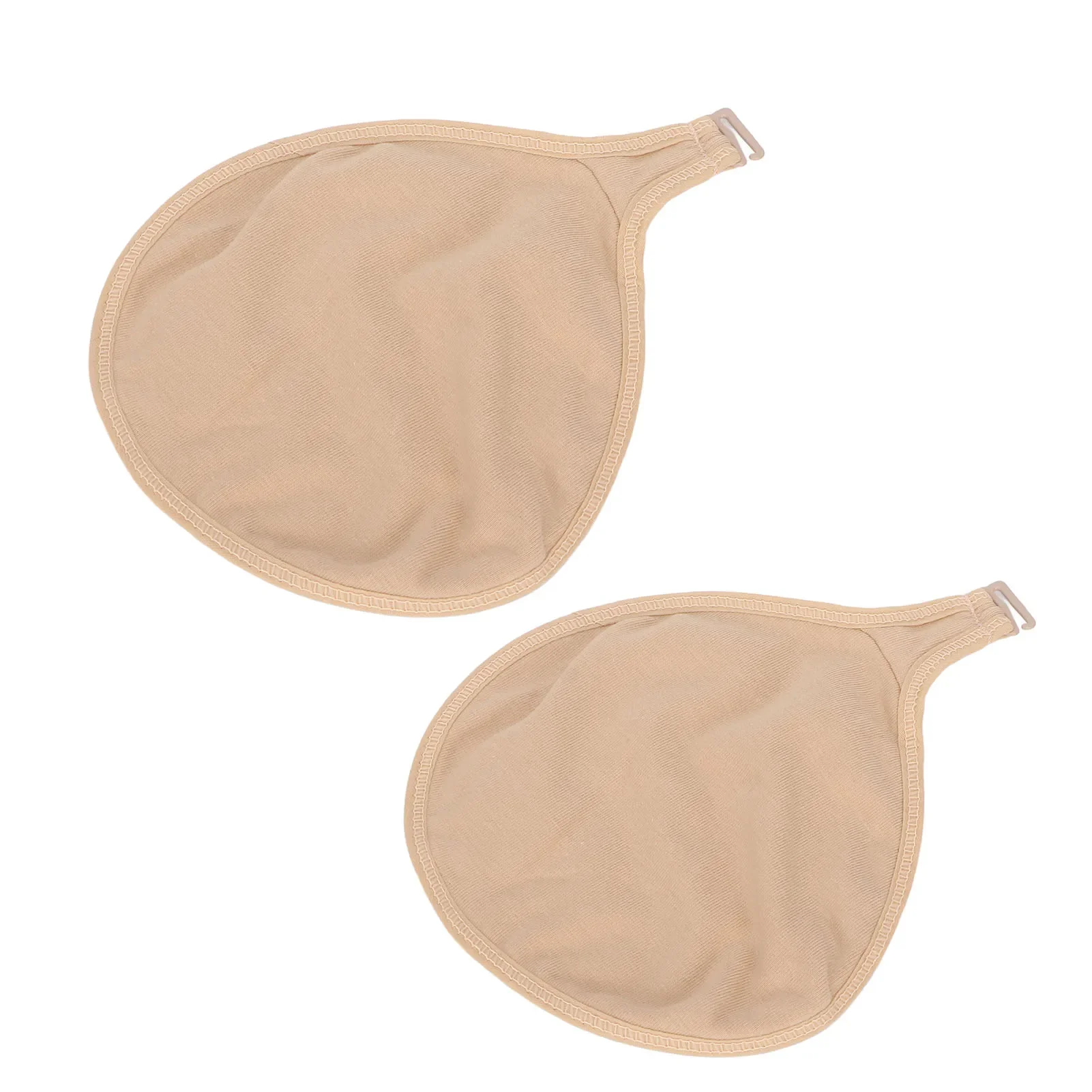 Bra Insert Pad Pocket Soft Breathable Portable Hook Cotton Bra Pad Sleeve Cover for Left Or Right Side Use Cotton Bra Pad Pocket