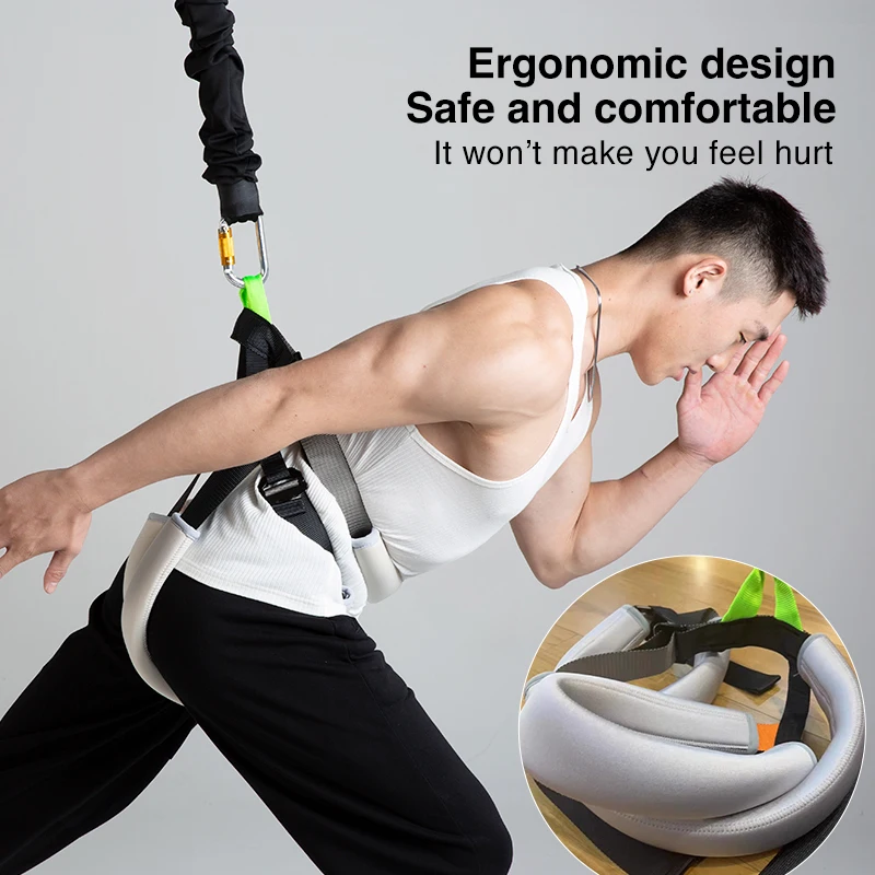 Factory Wholesale Aerial Yoga Bungee Rope Cord With Carabiner Hook for Jumping Dance Fitness Workout Equipment