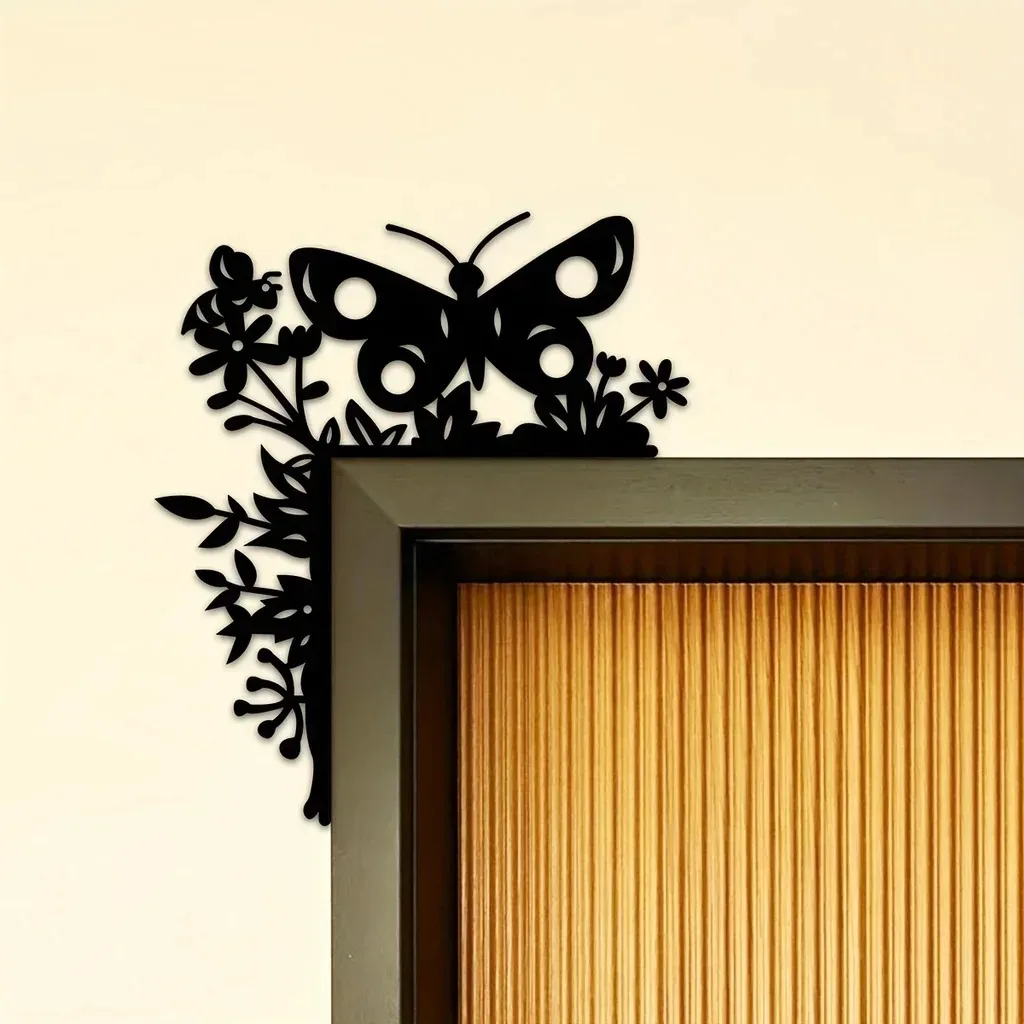 

Металлические декоративные настенные наклейки в виде железной бабочки, 1 шт.