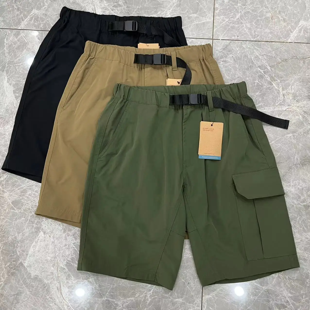 

Мужские легкие дышащие брюки из полиэстера для походов, летние, для активного отдыха, удобные, эластичные, прямые, повседневные, рабочие