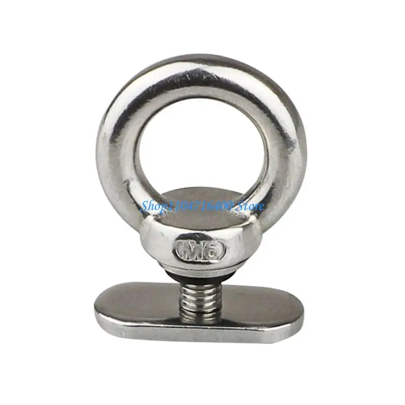 

y1gd Saltwater Proof Stainless Steel Sliding Track Locking Device Track Mount Tie Down Eyelet For Marine Applications