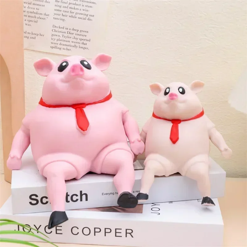 3Pcs Cartoon Cute Pink Piggy Toys for Ventilating Squeezing and Relaxing Christmas Children\'s Toy Gifts Stress Relief Toy New