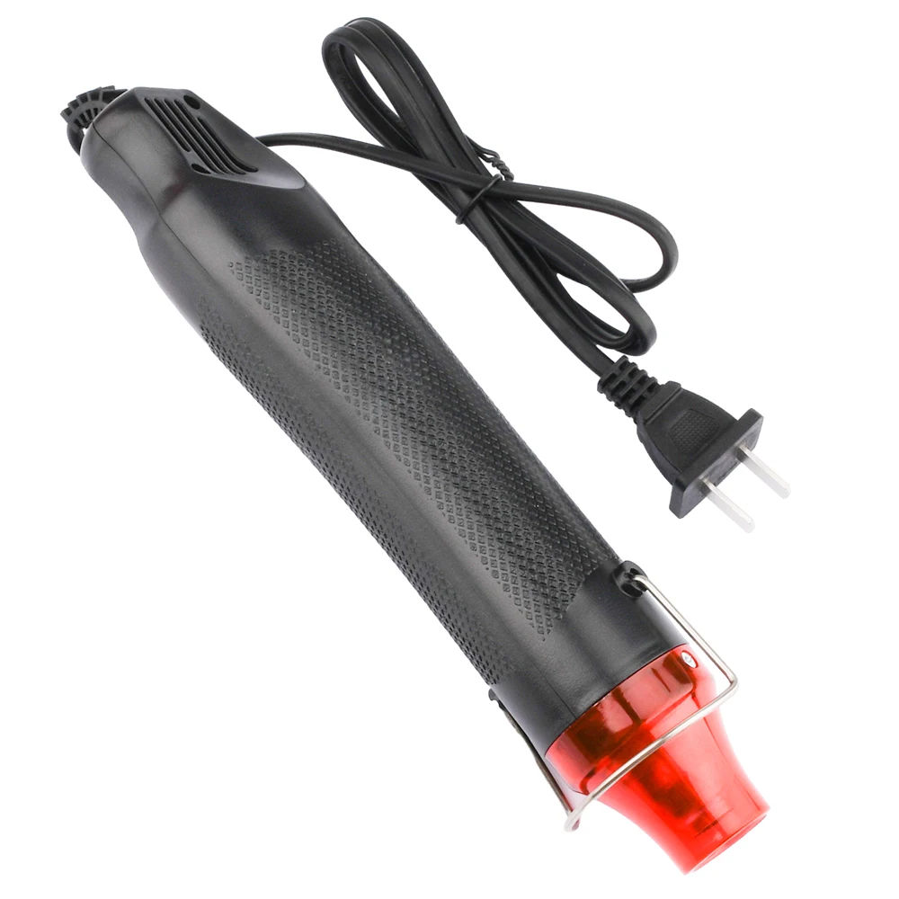 DIY Using Heat Gun Electric Power Tool Hot Air 300W Temperature Gun for Shrink Wraping Wire and Cable Repair Mini Tool