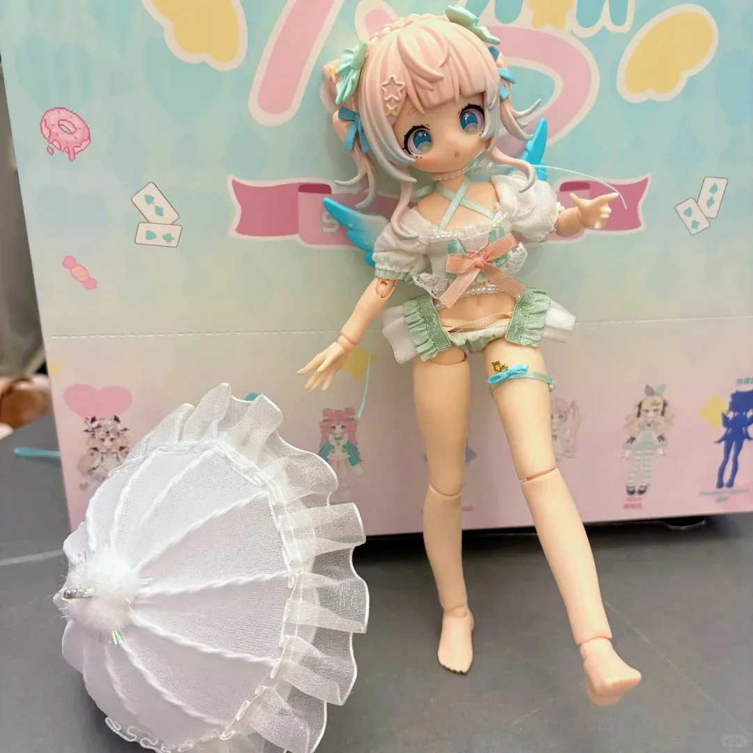 1/8 Scale Movable Eight-Point Doll Toy Mjd Blind Box Collectible Figurine for Dessert Party Desktop Ornament Trendy Blind Box