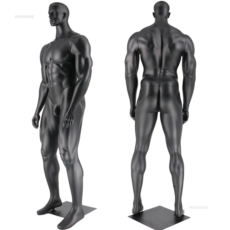 Sports Clothing Store Bodybuilding Dummy Muscular Male Mannequins Rack Full Body Large Size Fitness Man Mannequin Display Stand