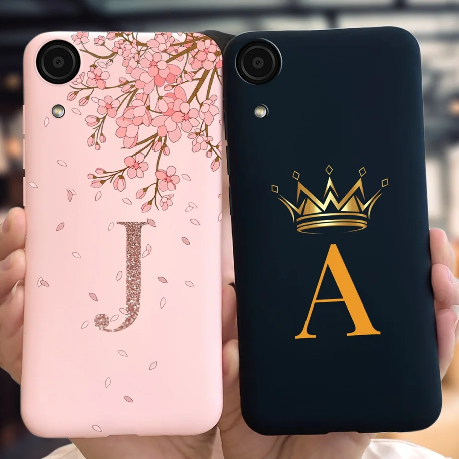 For Samsung Galaxy A03 Core Case SM-A032F Silicone Soft Letters Crown Phone Case For Samsung A 03 A03Core A035F A032F Back Cover