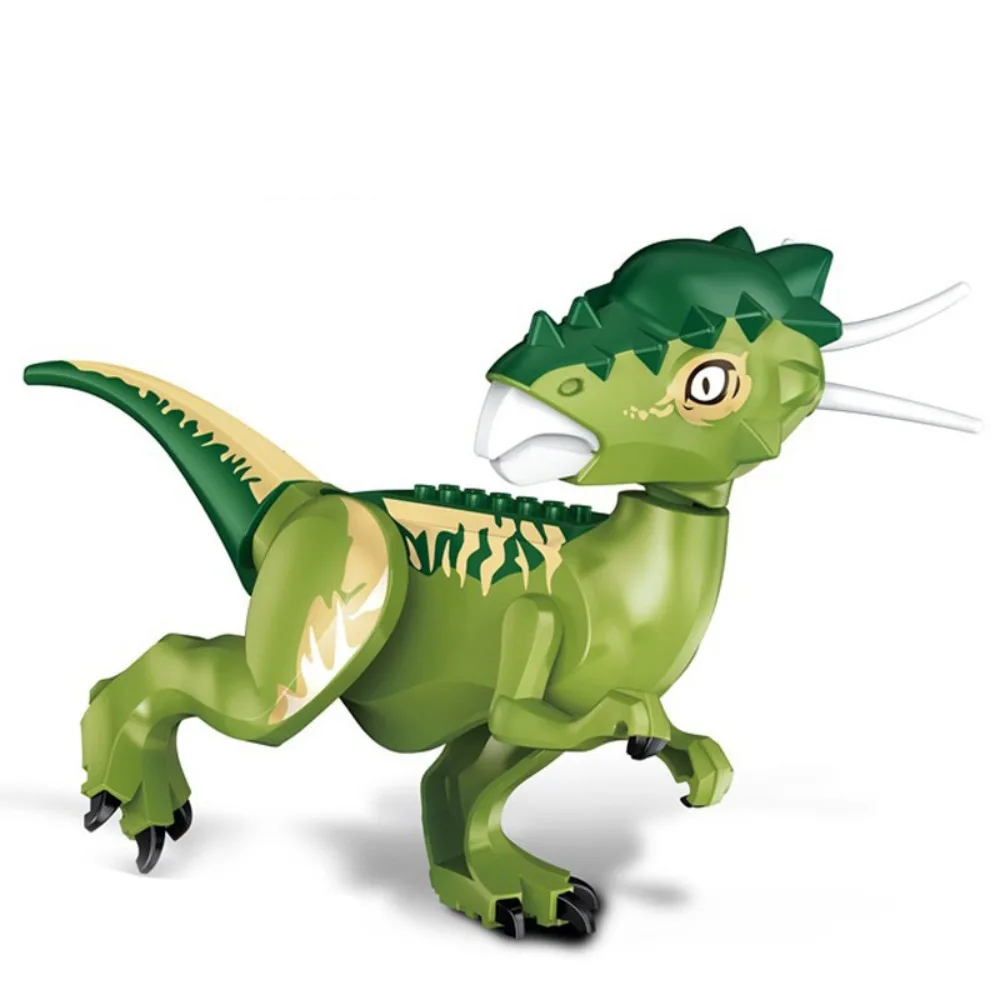 

New Plastic Dinosaur Building Blocks Assemble Multicolor Tyrannosaurus Rex Model Full Size Prehistoric Scene Gift