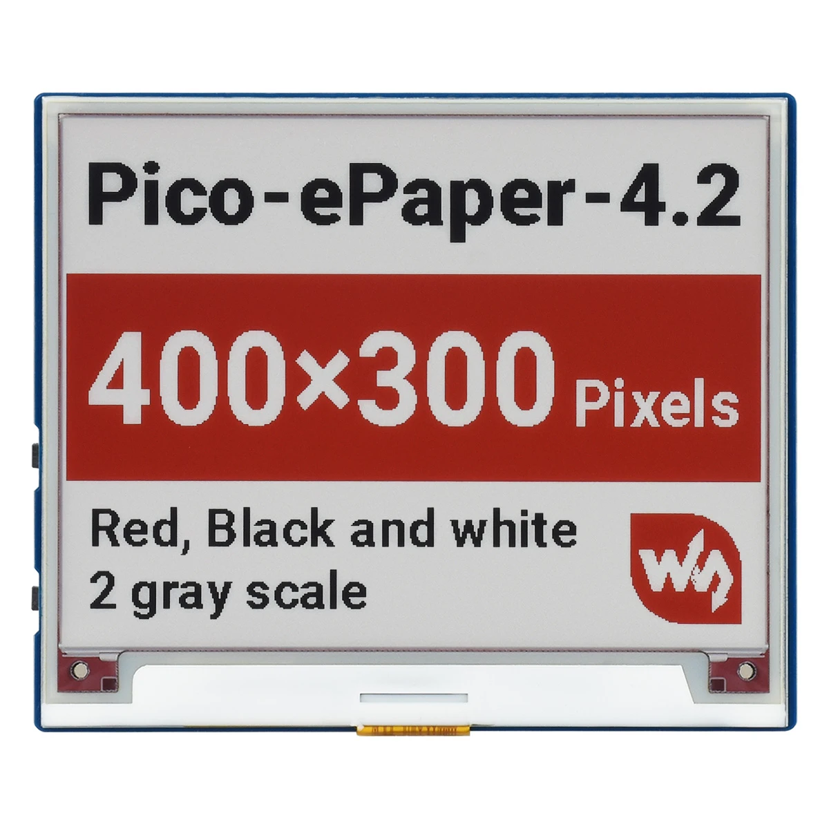 Waveshare 4.2inch E-Paper E-Ink Display Module (B) for Raspberry Pi Pico 400X300 Red / Black / White SPI