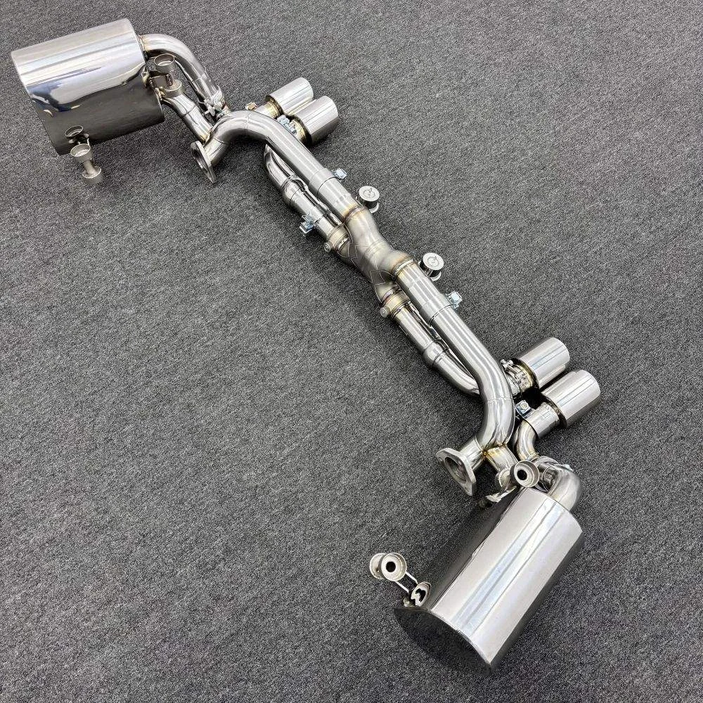 Catback-Auspuff für Porsche 911 (997.1/997.2) 3.8 Carrera 2004-2012 Hochleistungs-Auspuffrohr aus 304 Edelstahl mit Schalldämpfer – Detail 12