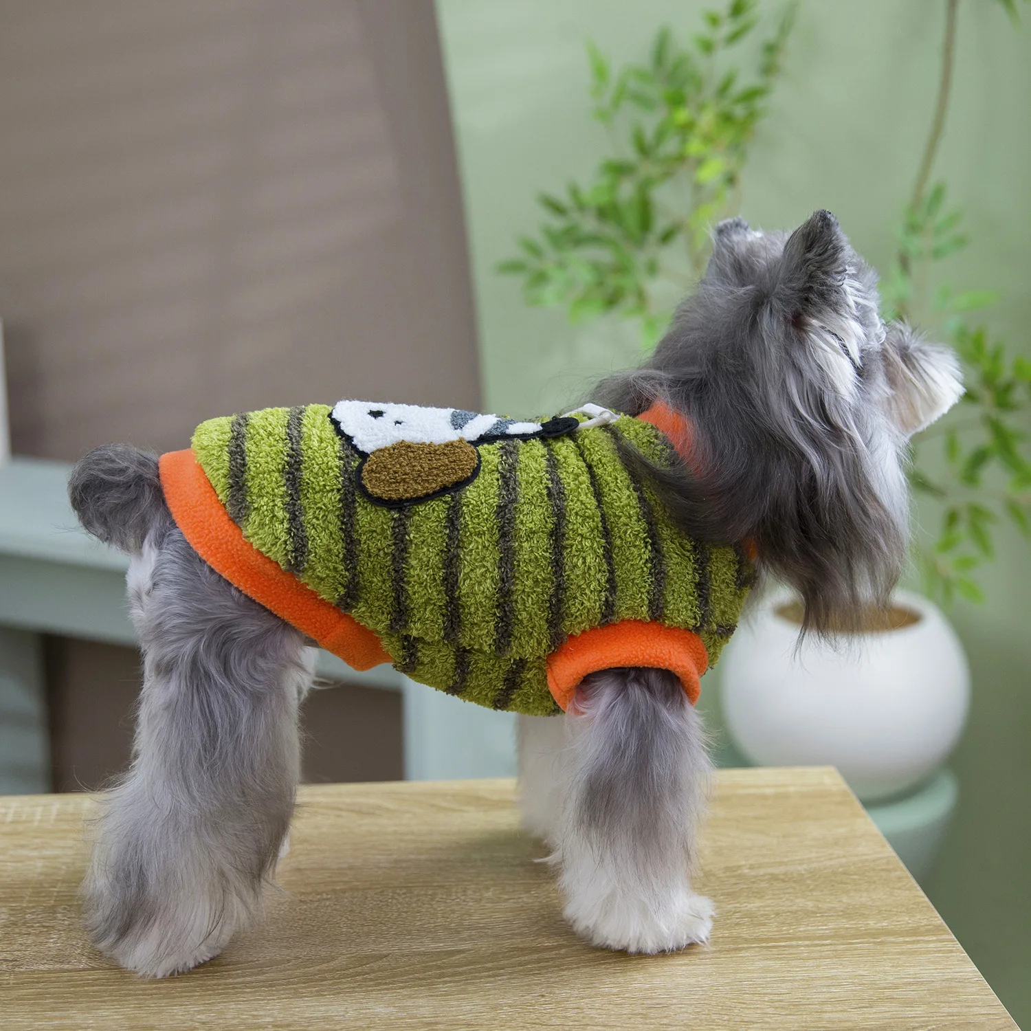 Fleecejacke für Hunde, Hundemantel, Kleidung für Chihuahua, Kleidung für Französische Bulldoggen, Welpen-Sweatshirt, Hundekostüm, Overall, Herbst, Winter – Detail 3