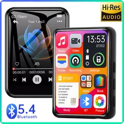128GB Portable MP3 Player Bluetooth 5.4 Music Stereo Speakers Mini Recording MP4 Video Playback With LED Screen Support 8-128GB