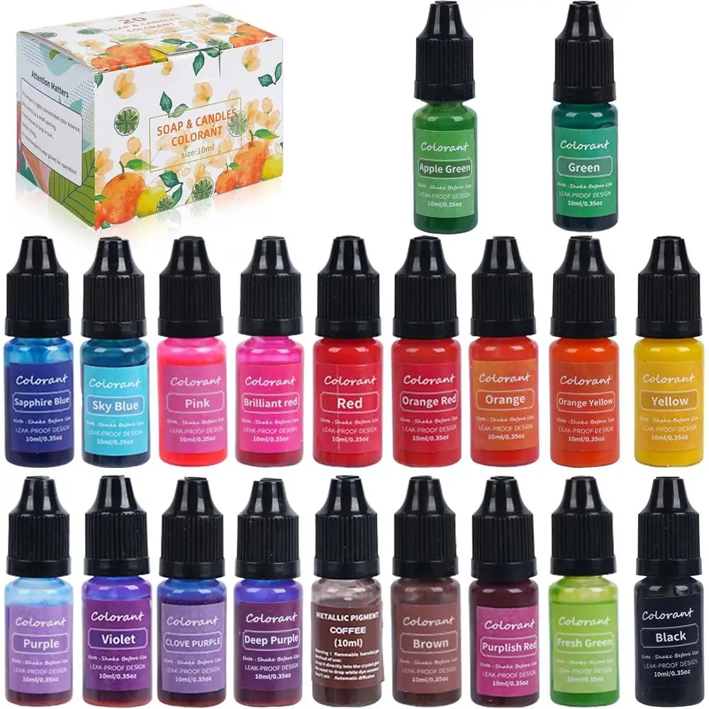 

Интенсивный жидкий краситель для свечей для яркого окрашивания соевого воска