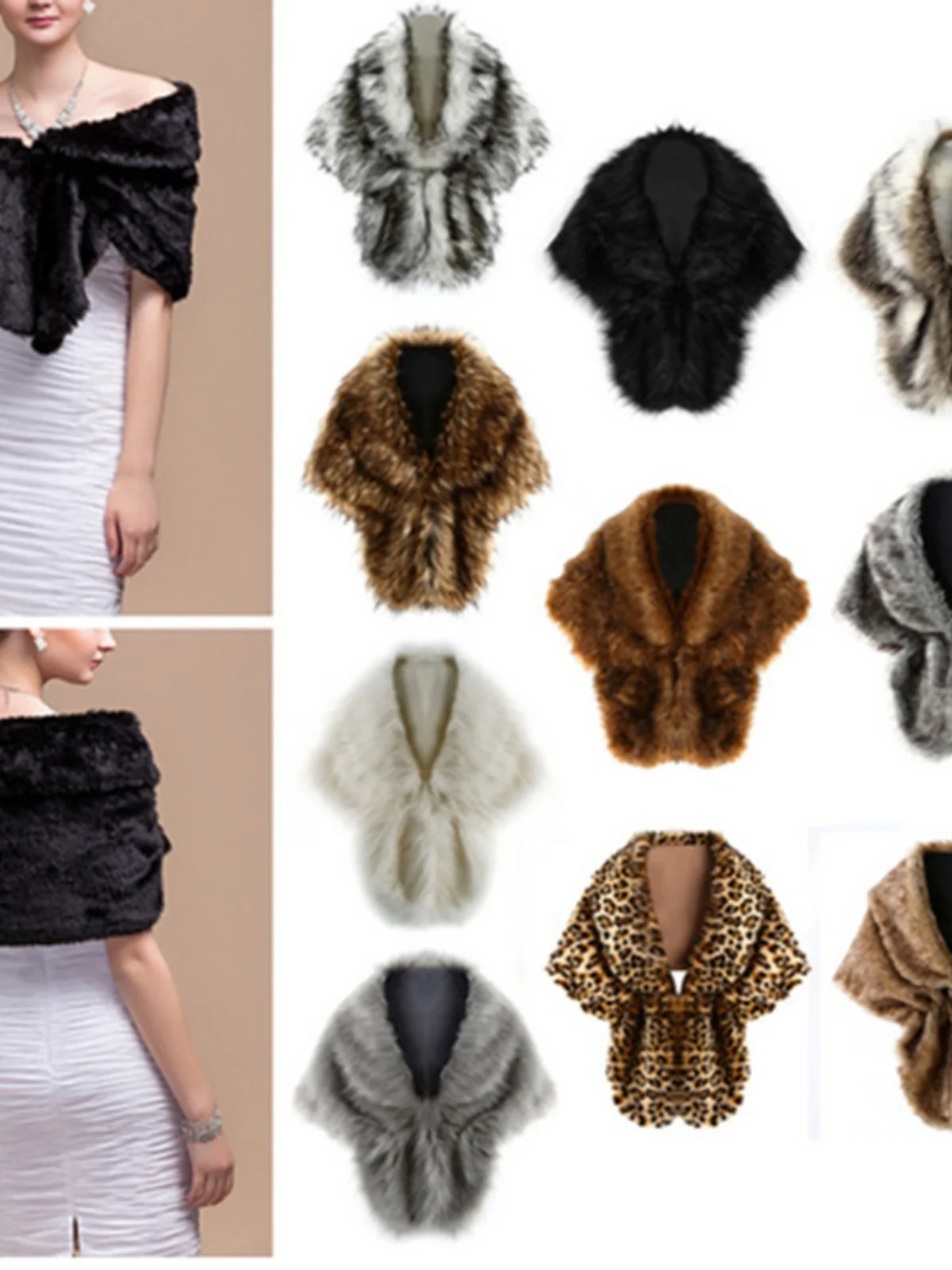 

Warm Furry awl Vest Women's Street Sle ort Coat No Button Design Fce Lined High Waist pe Other Material 00%