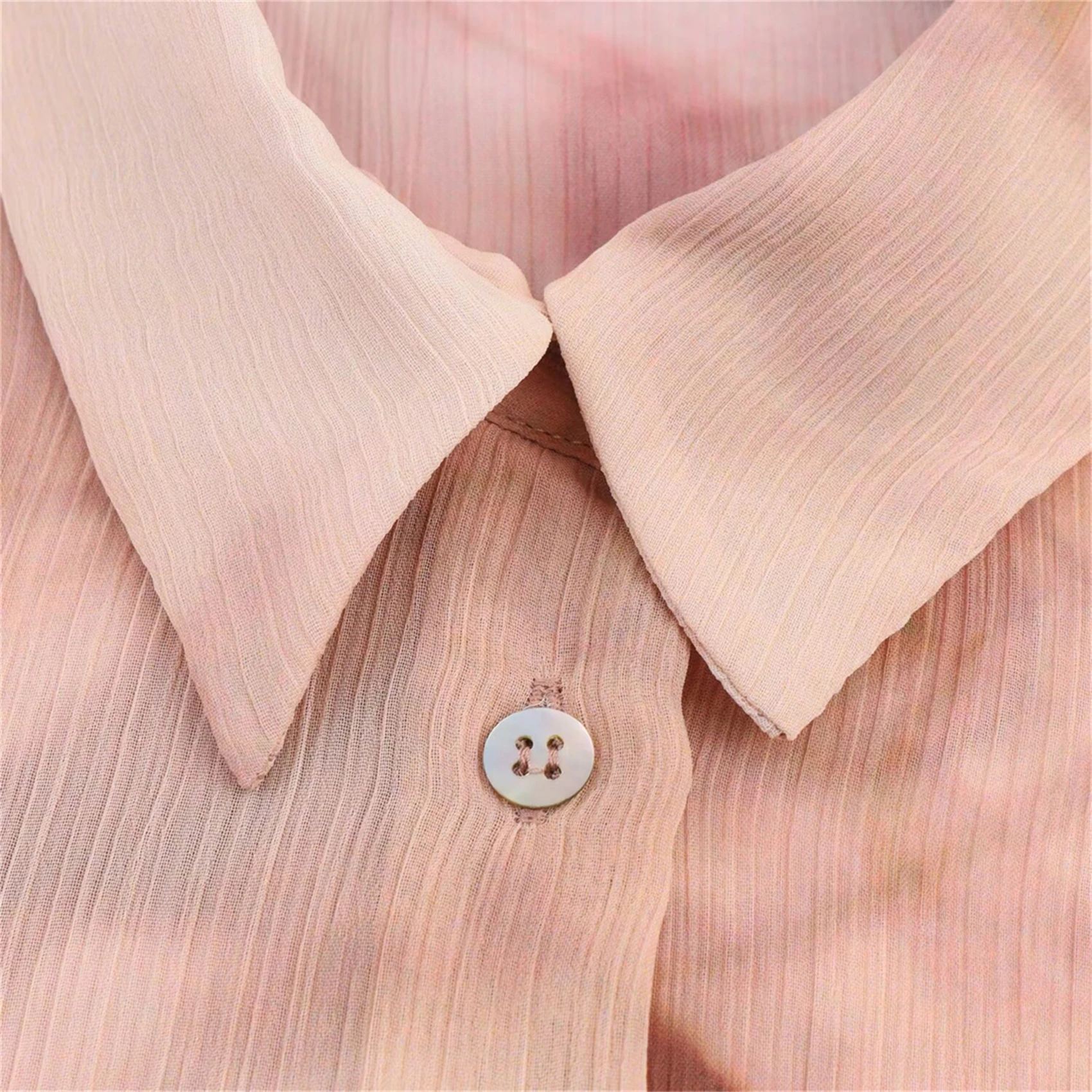 Nuova camicia stampata tie-dye da donna 2025 Abbigliamento da donna dal design monopetto elegante e versatile alla moda