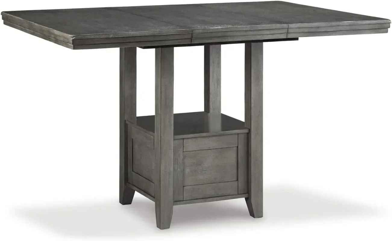 Signature Design By Ashley Hallanden Modern Farmhouse Counter Height Dining Room Extension Table, Coffee Table Home Furniture