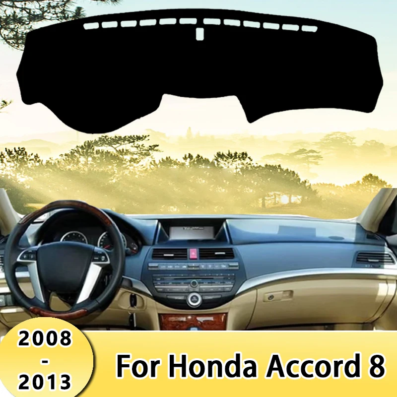 

Car Dashboard Cover Sun Shade Mats Avoid Light Pads Instrument Panel Protective Carpets For Honda Accord 8 2008-2013 2009 2010