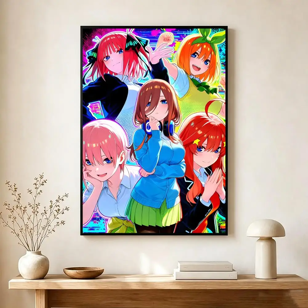 Quint Anime T-The Quintessential Quintuplets Poster Wall Art Print Decorative Mural Home Decor Gift Unframed