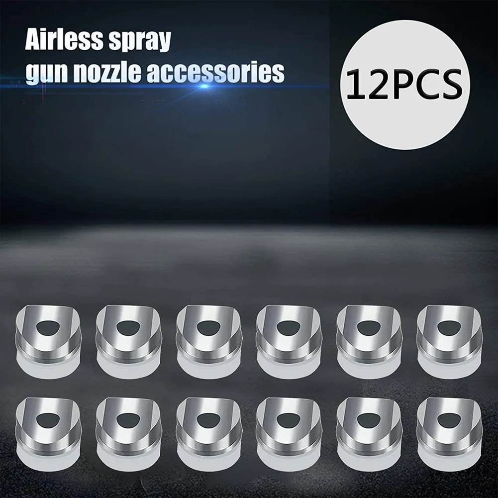 Airless Tip Seals สําหรับ Airless Machine Tips ซีล Reversible Airless Paint Spray หัวฉีดปะเก็น (12 ชิ้น)