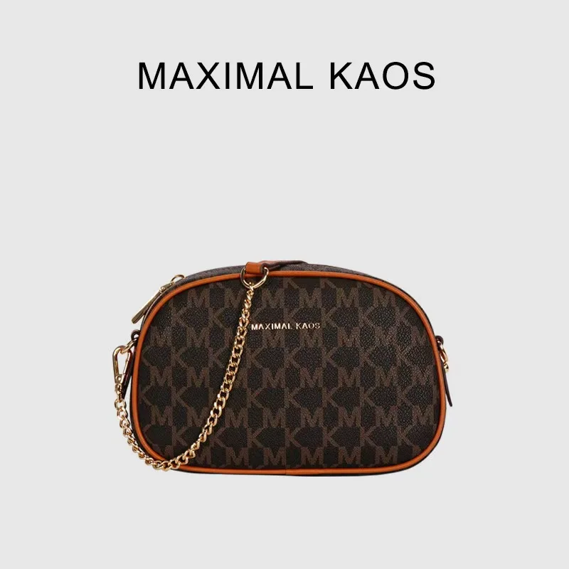 

MAXIMAL KAOS Light Luxury Women's Bag Chain Shoulder Crossbody Bag Versatile Small Bag for Women