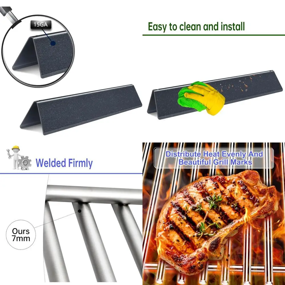 

Сменные решетки для гриля из фарфоровой стали, 17 штук, аксессуары для барбекю