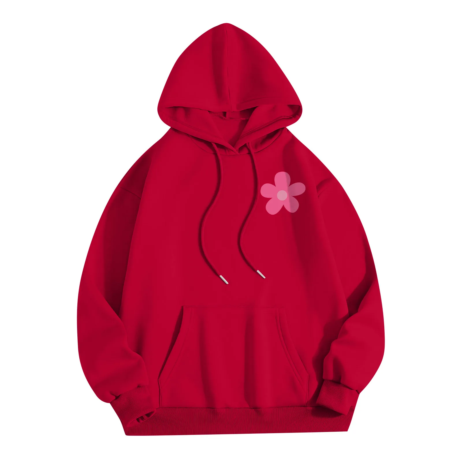 

Girls' Harajuku Style Fashion Women's Lightweight Long Sleeve Pullover With Pockets Chic Streetwear Daily Embroidered Hoodies