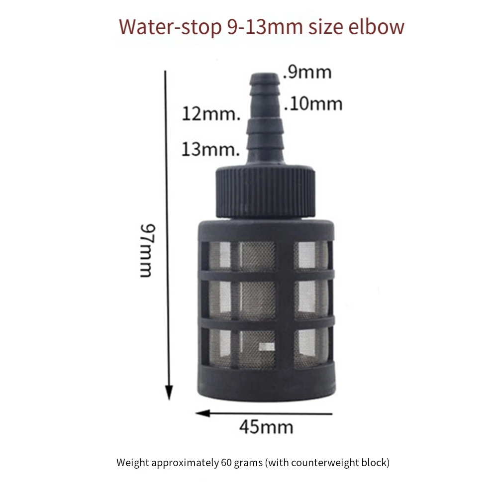 Stainless Steel Mesh Water Filter With Stop Valve For Pressure Washer Pump Inlet 9-13mm Hose Cleaning Equipment Accessories image 4