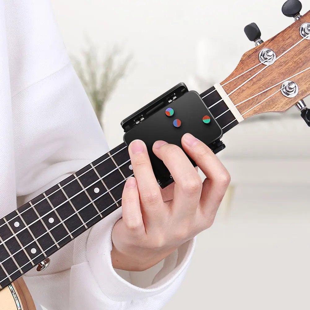 Ukuleles Chord Trainers With 7 Chords Portable One-Touch Chords Presser Professional Beginner Practice Tools Assistant Device