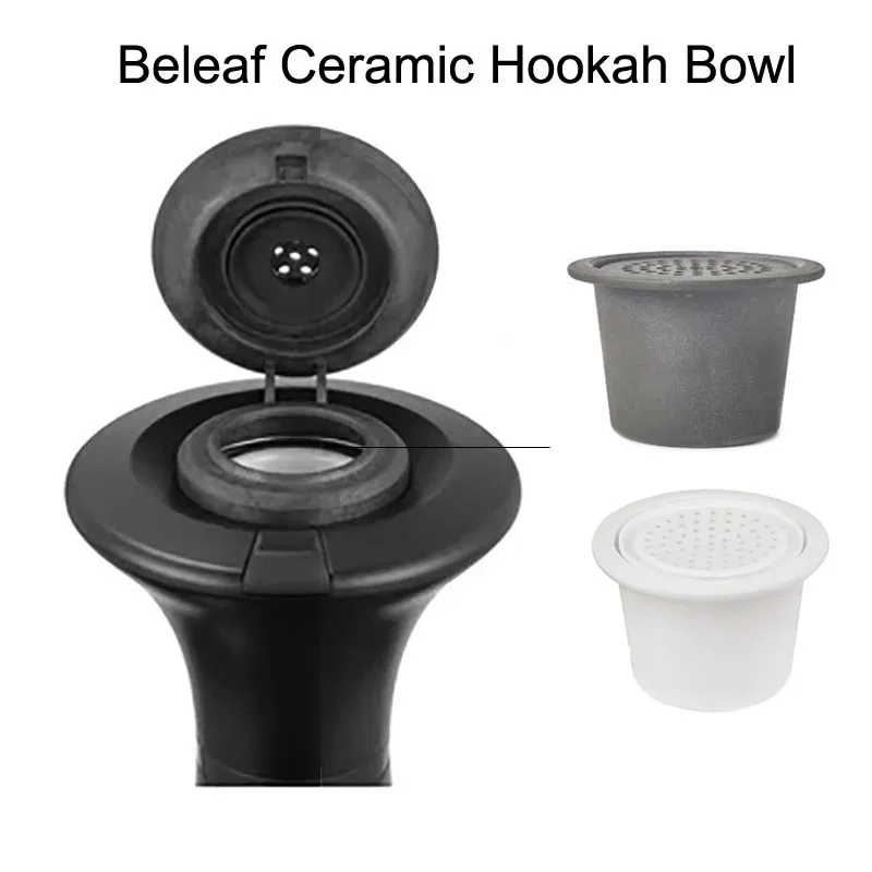 

5pcs Electronic Shisha Tobacco Pod Ceramic Beleaf Hookah Bowl Cup