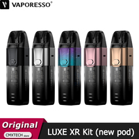 Original Vaporesso Luxe XR Kit 40W Vape 1500mAh Battery with 5ml DTL MTL Pod Cartridge Fit GTX Coil E Cigarette Vaporizer