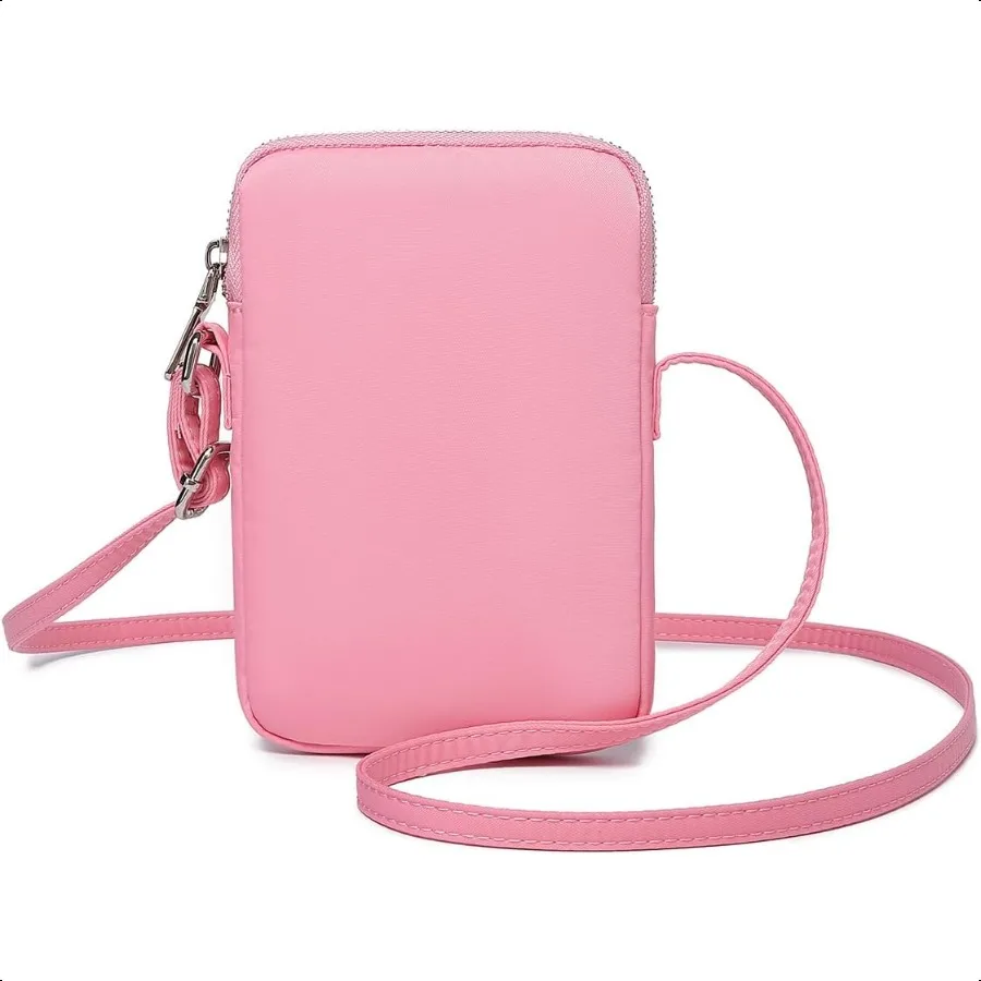 

Small Crossbody Purse Zipper Cell Phone Bag Mini Shoulder Purse Wallet Smart Phone Wallet with Credit Card Solts