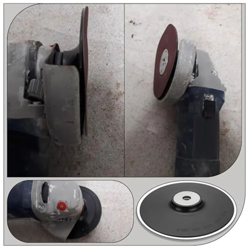 A47U 3 pièces tampon de support de meuleuse d'angle en plastique Compatible avec le diamètre de meuleuse d'angle de ponceuse à disque à filetage interne M14