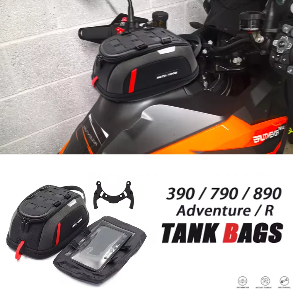 

For 390 790 890 ADVENTURE Quick Release Micro Tank Bag Large Capacity Tank BAGs FOR 790 890Adventure R Fuel Tank Bag