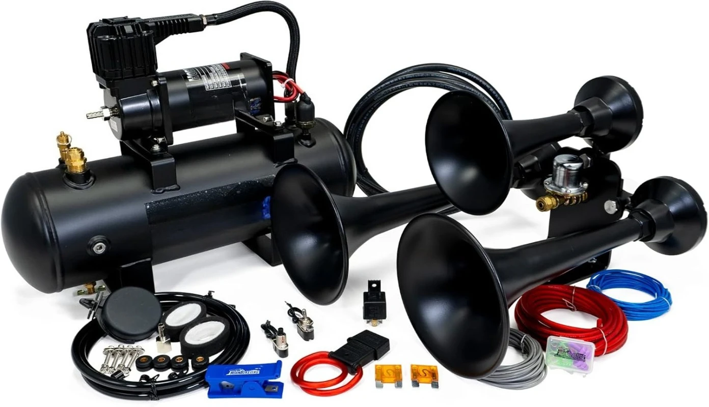 

228H 2 Gallon All-In-One Train Horn Kit - Easy Install