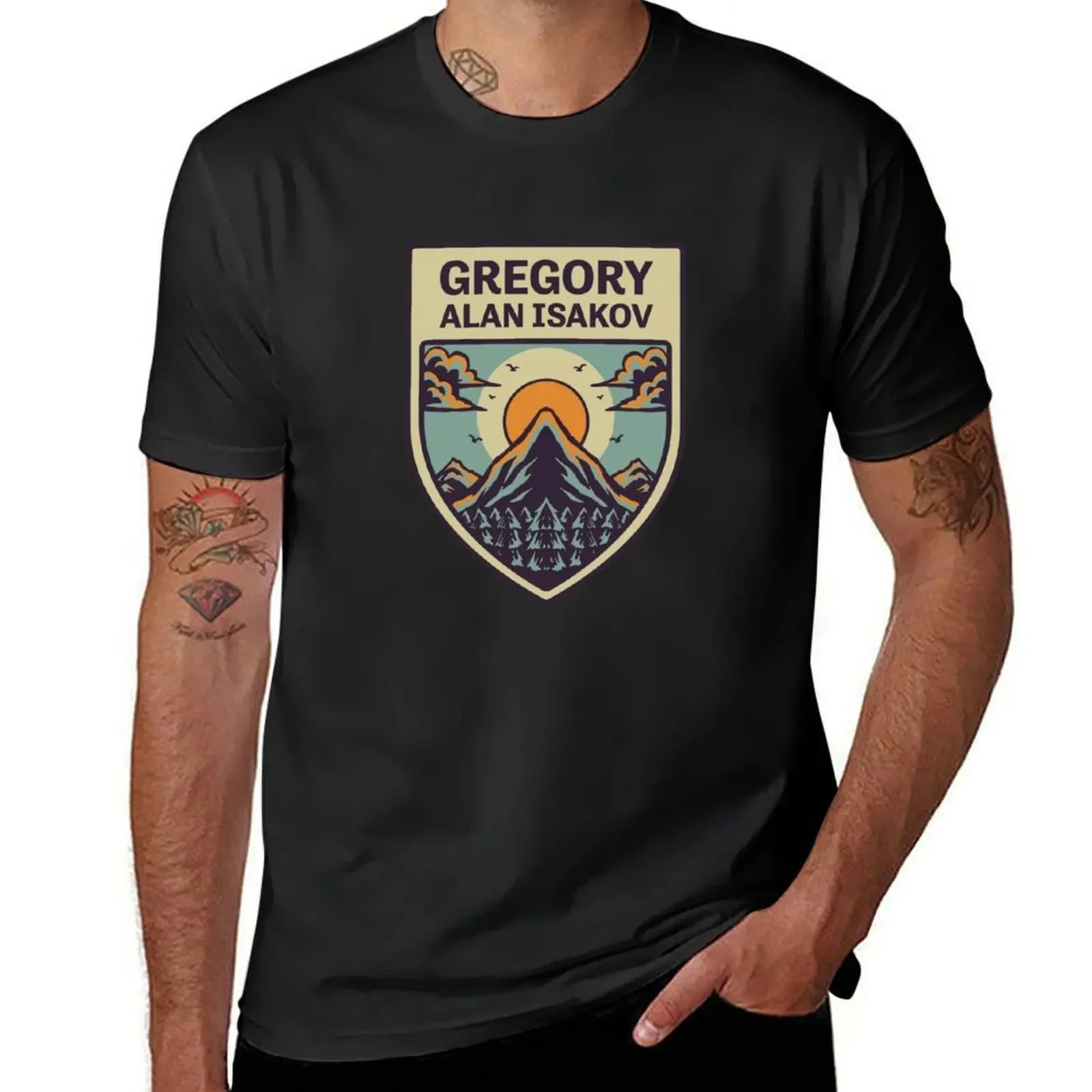 Gregory Alan Isakov Logo T-Shirt vintage T-shirts oversize customs essential t shirt t shirts for men