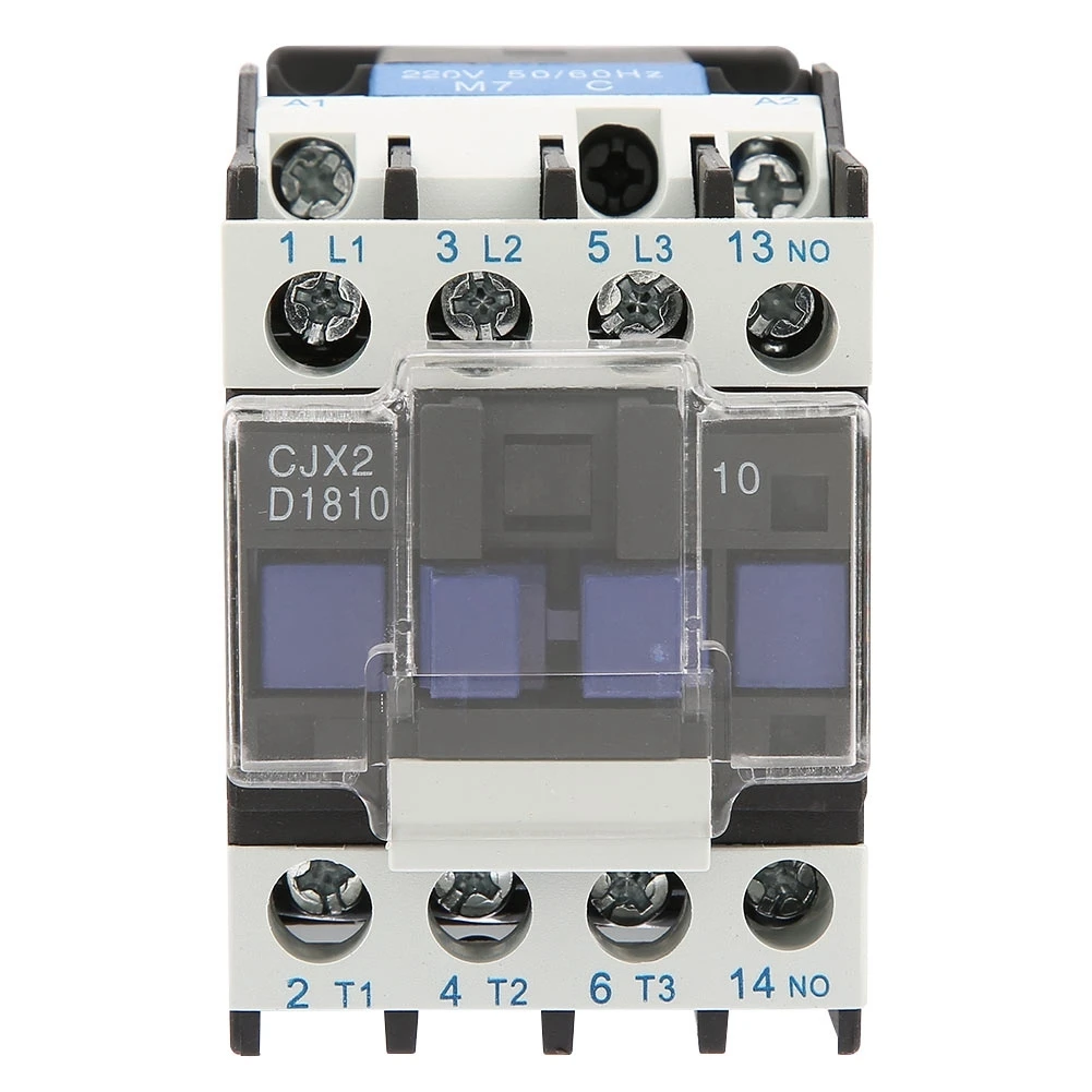 CJX2-1810 High Sensitivity Industrial Electric AC Contactor 220V 18A