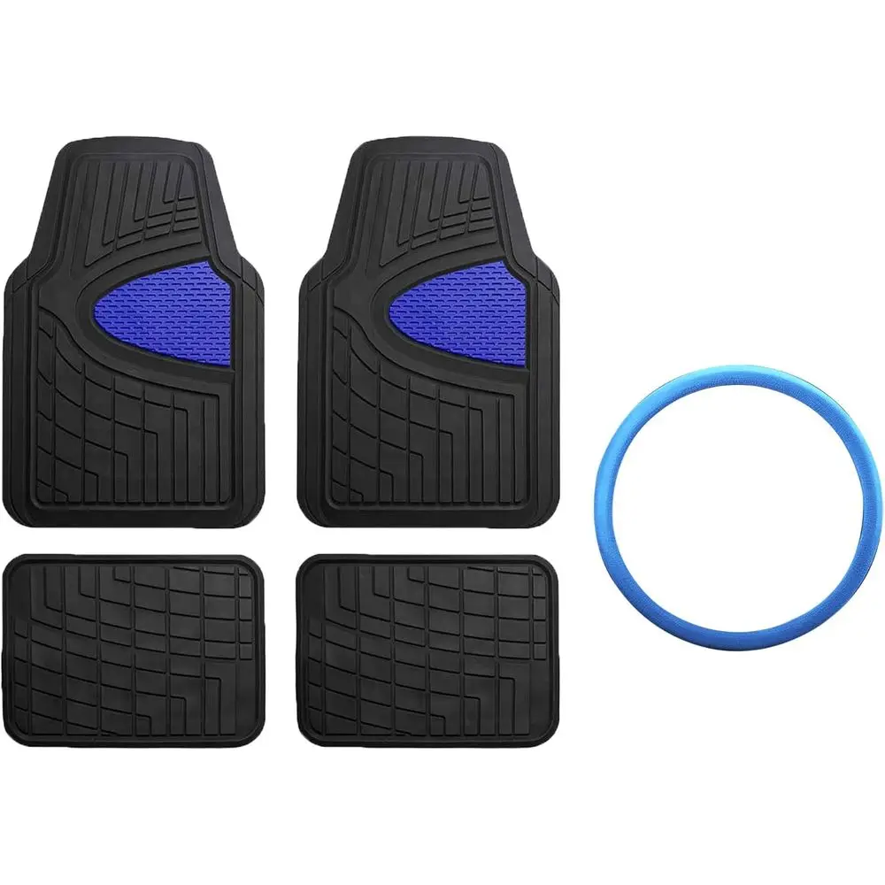 

Чехлы для автомобильных сидений премиум-класса, высокие резиновые коврики с канавками, обрезаемые по размеру, с силиконовым чехлом на руль в виде змеи - универсальные для грузовиков