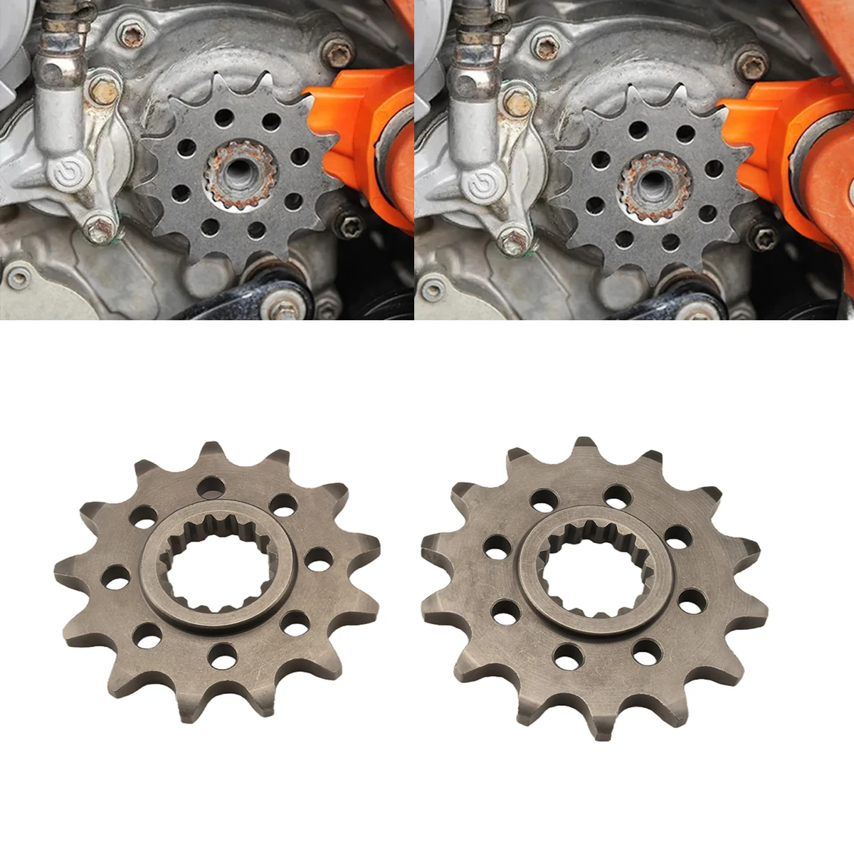 Motorcycles Accessories 520 Chain Gear 13 14 Teeth Front Chain Sprocket For KTM SX SXF XC XCF XCW EXC MXC For HUSQVARNA FC FE TC