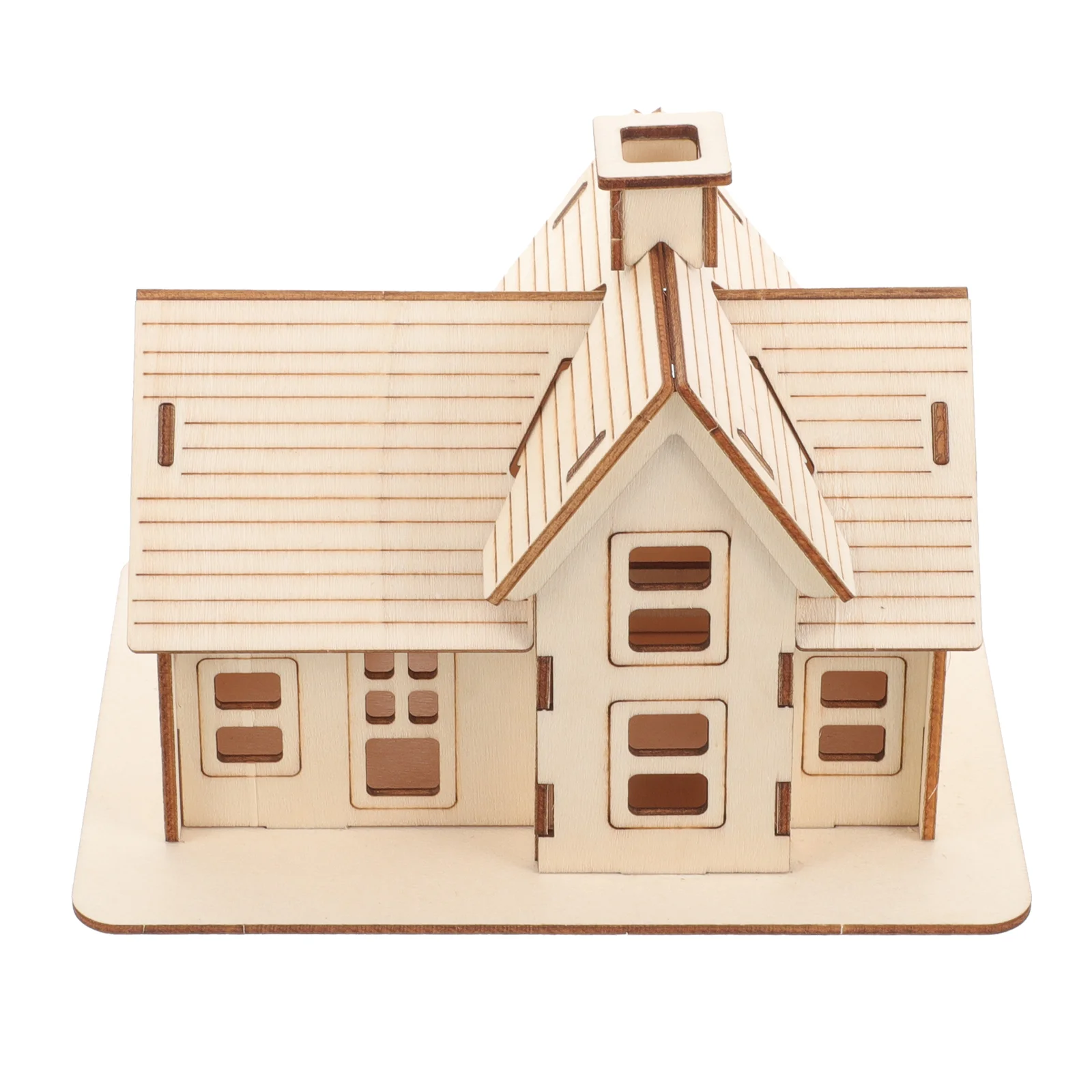 

Log Cabin Model 3d Wood Puzzle Wooden House for Adults Assembly DIY Child Puzzles Kids