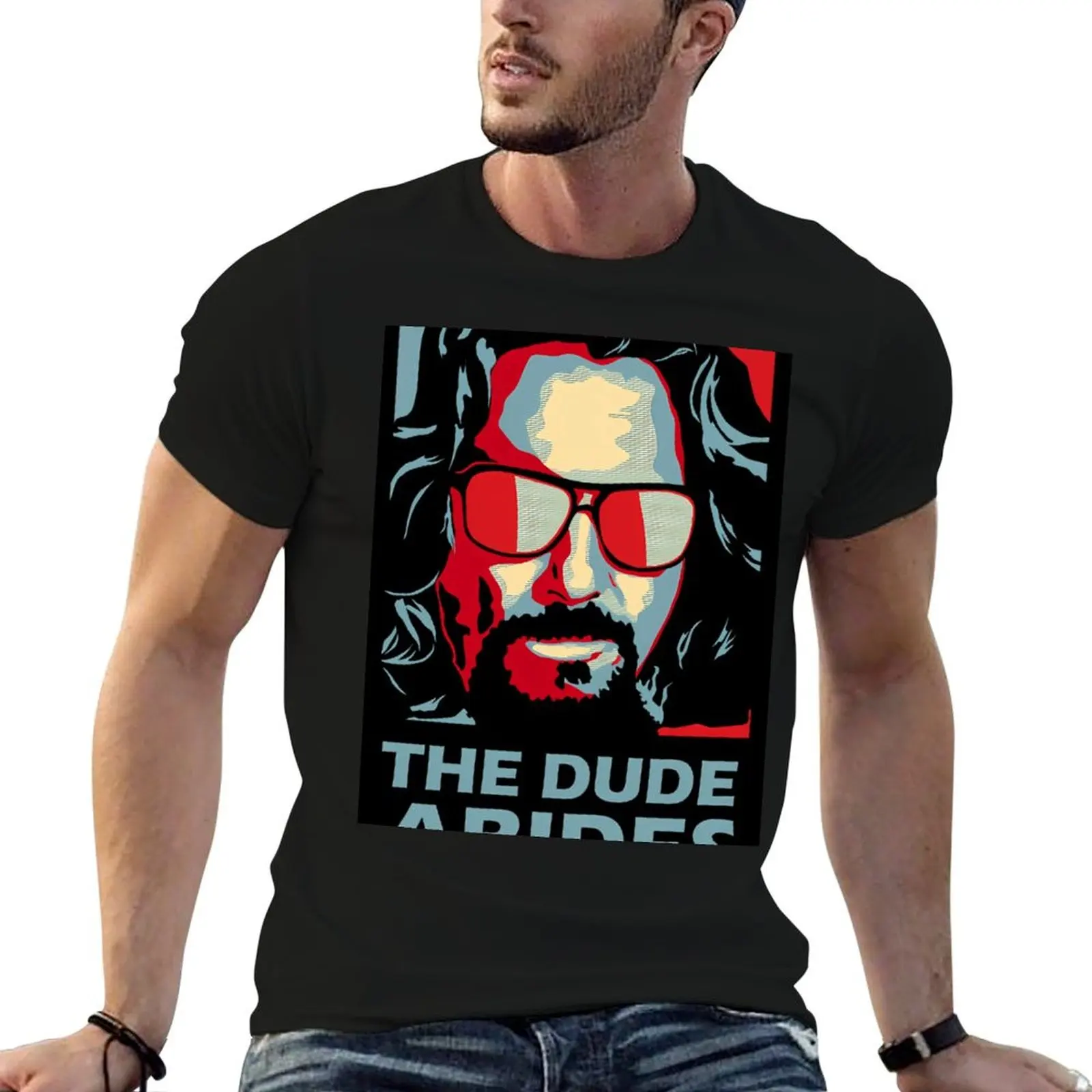 

The Dude Abides Man Sleeveless Top custom t shirt plus sizes boys animal print Men's cotton t-shirt