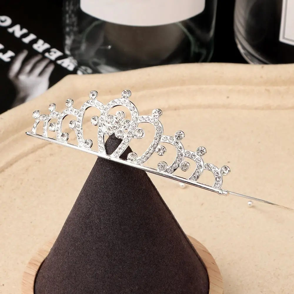 Diadema real para el cabello, tiara de cristal para fiesta de graduación, accesorios para el cabello de novia, corona de princesa de reina de