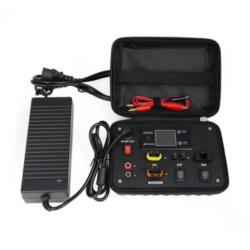 Portable LED Car Lamp Tester Mini Light Test Box for Auto Modification Headlight Bulb Diagnostic Tool Compact Design Easy Use