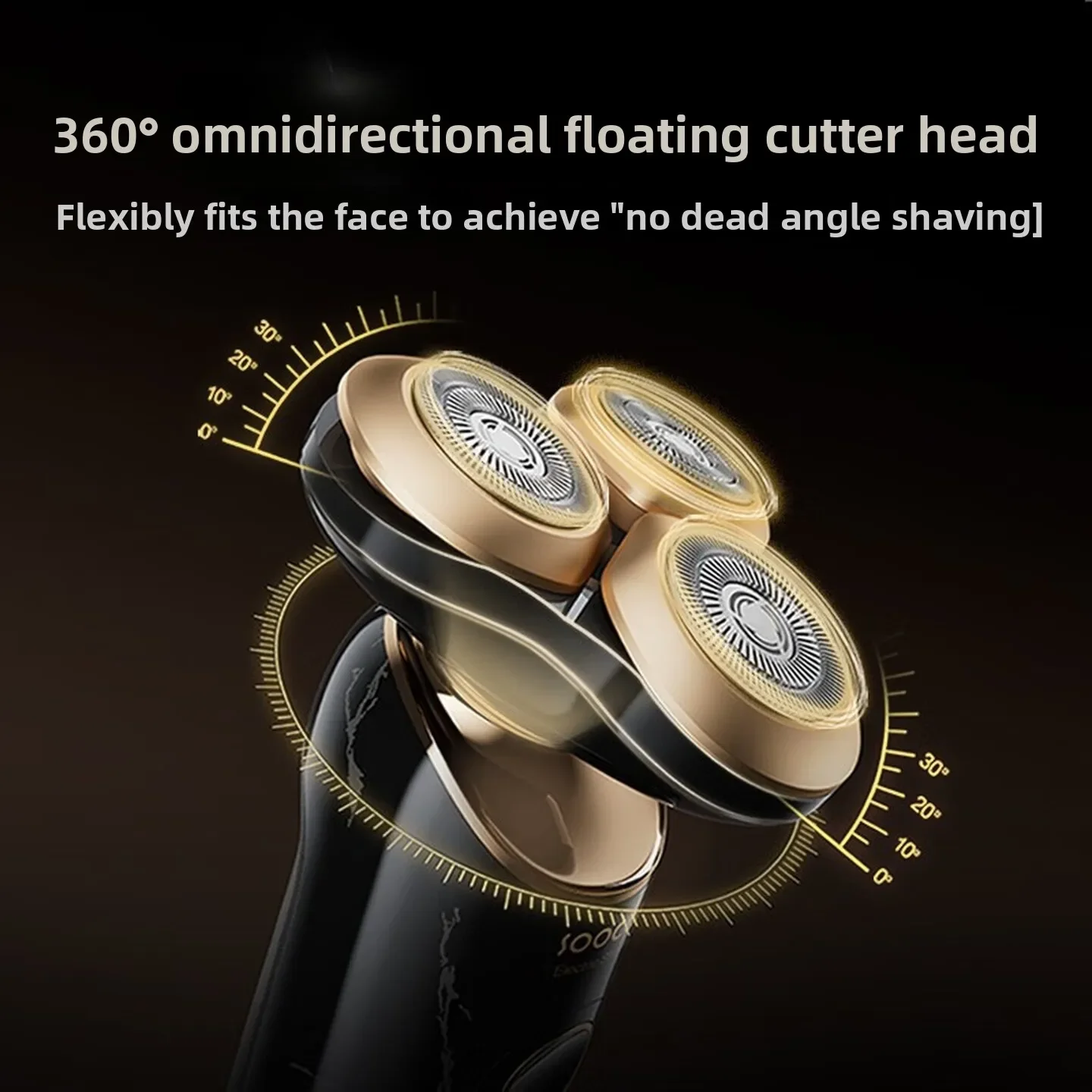 SOOCAS S32 3 in 1 Electric Shaver for Men IPX7 Waterproof Wet Dry Shaving Machine Facial Cleansing Brush Luxury Gift for Husband