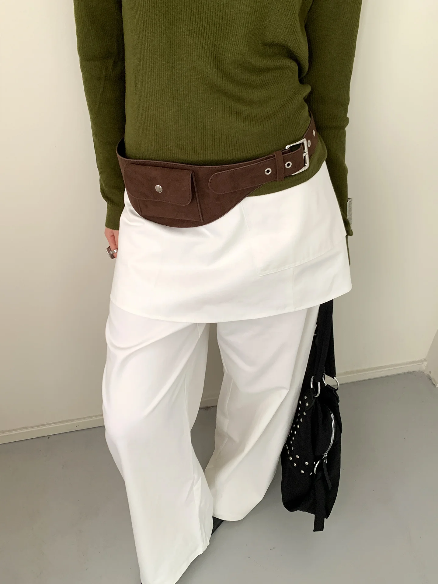 เข็มขัดหนังกลับวินเทจระดับไฮเอ - Women'S Jeans Accessories บทวิจารณ์และราคา