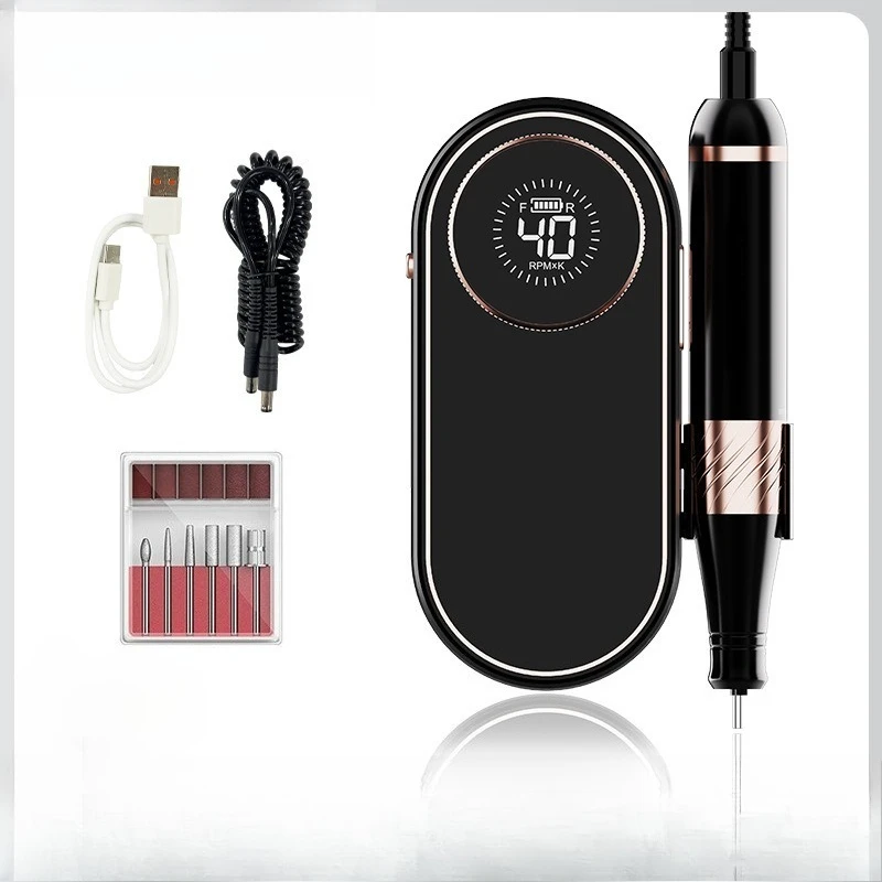 Portable Rechargeable Electric Nail Drill Professional Nail Remover Polishing Machine For Manicure Salon