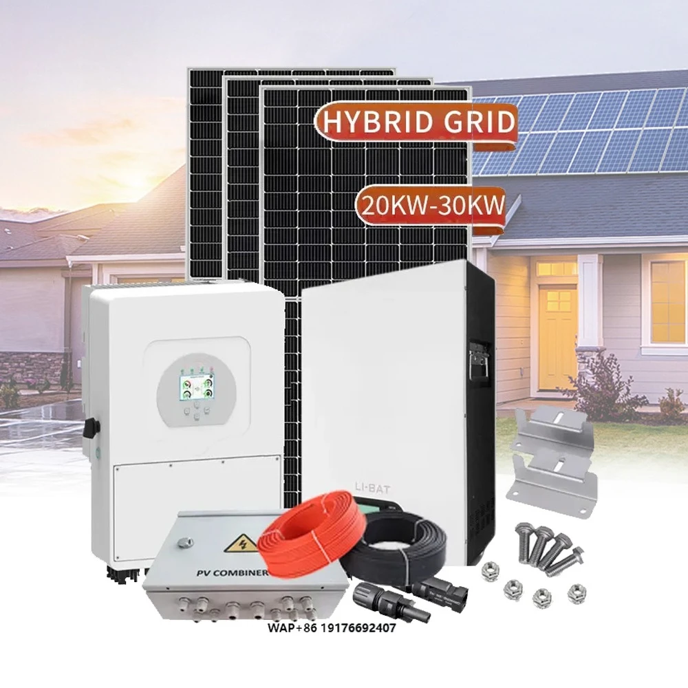 Wingosolar Hybrid Solar Panel Energy System 3Kw 5Kw 10Kw 15Kw 20Kw 30Kw Home Solar Power Complete Kit Systems