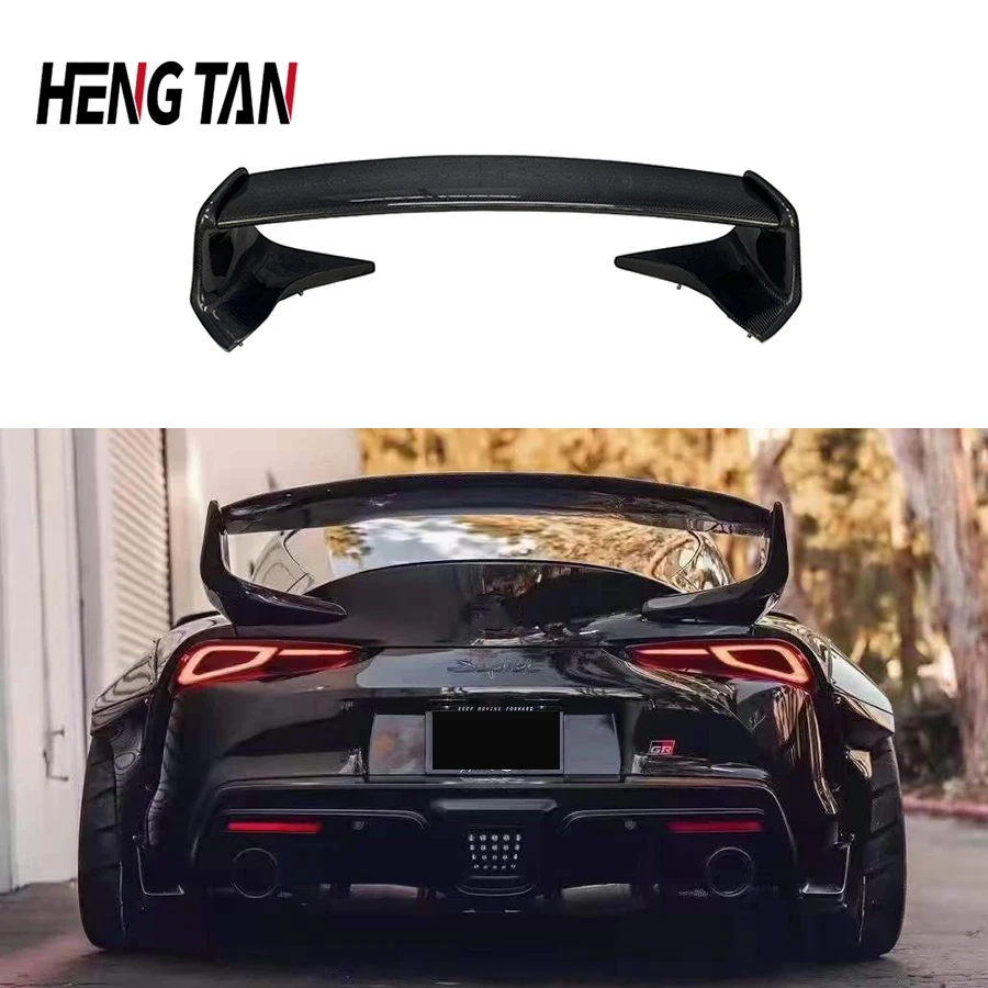 Carbon Fiber Car Rear Trunk Spoiler Rear Wing Tail Wing Parts For Supra A90 S Style 2019-2022 Upgrade Body kit